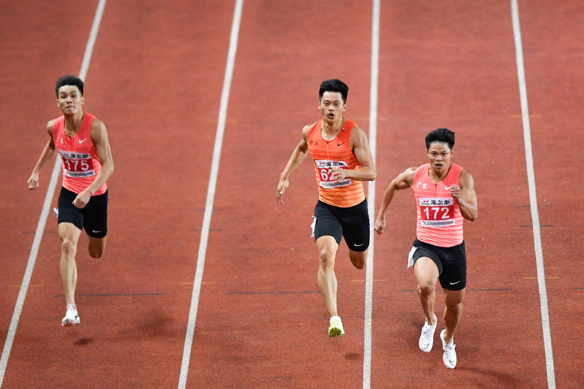 田径全国冠军赛苏炳添夺得男子100米冠军