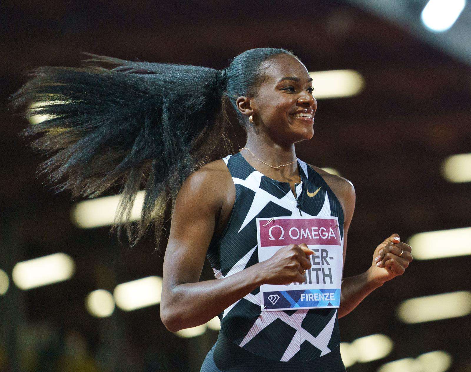 希佩尔斯是过去20年最出色的白人短跑女子名将,擅长后程冲刺,在主项