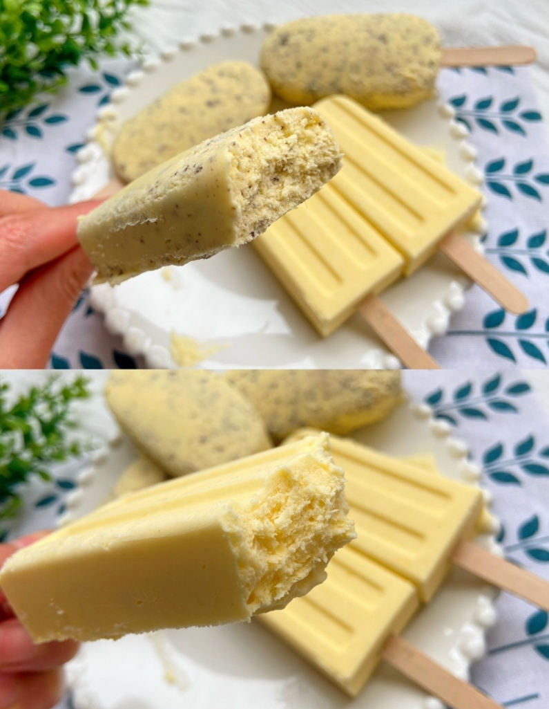 奶香浓郁,口感顺滑细腻的奶油雪糕,做法简单