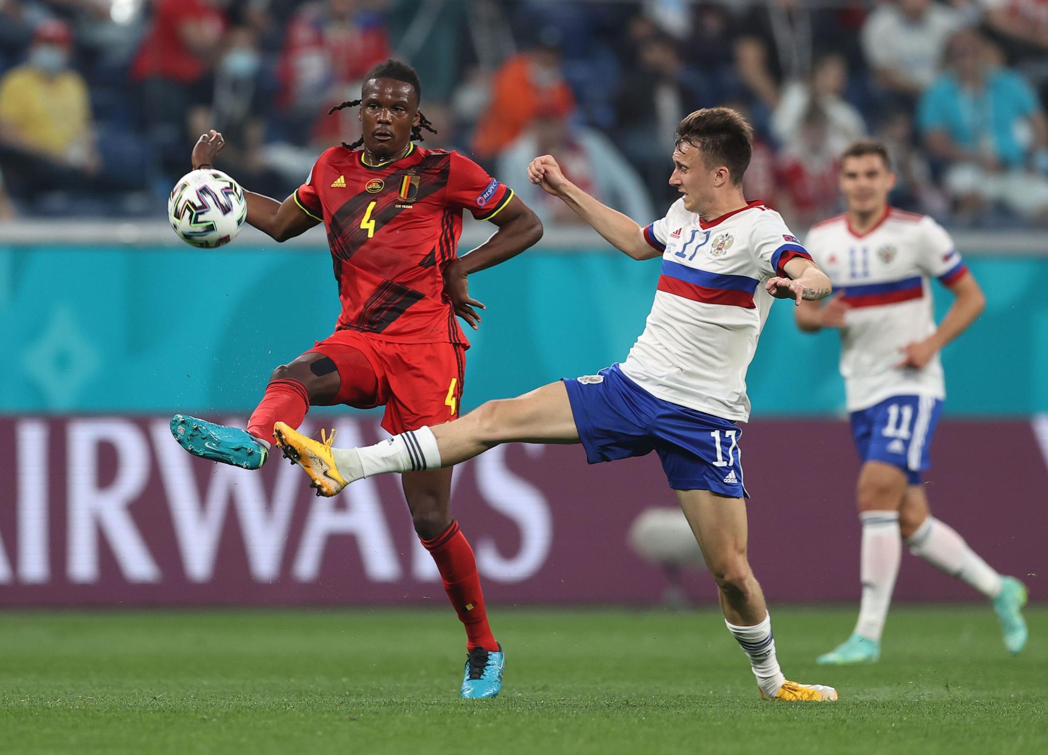 足球欧锦赛比利时胜俄罗斯