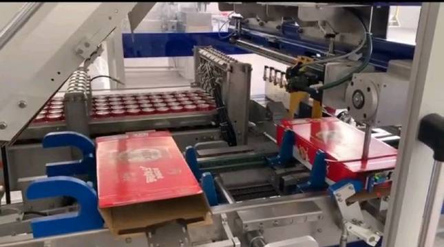 自动易拉罐装箱机