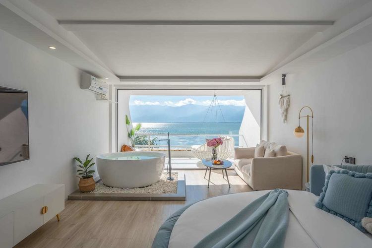 民宿不仅适合拍照,而且看海景超级美