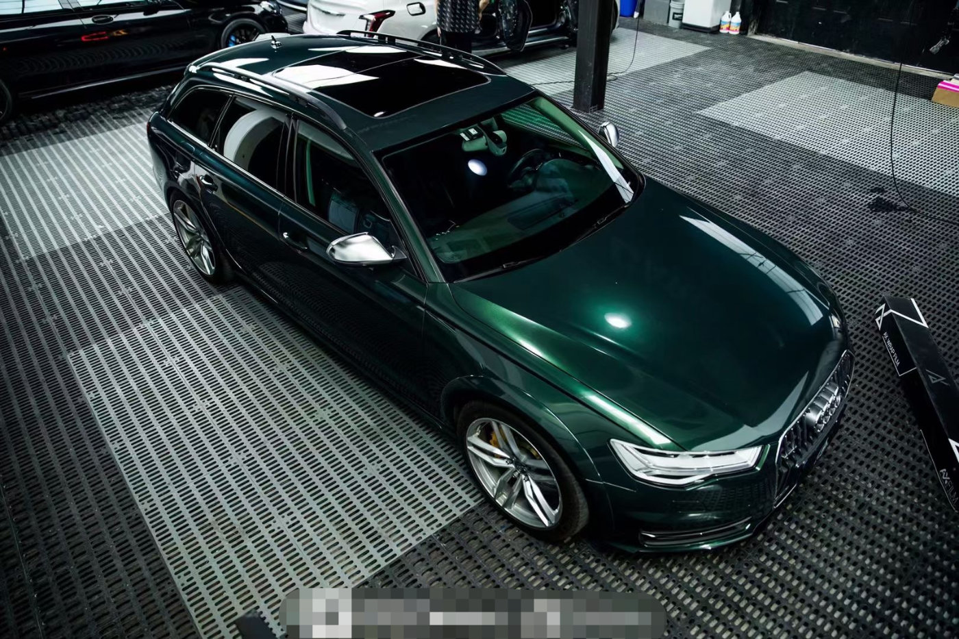 膜呗改色案例:奥迪a6 allroad改色哥特兰绿 源自西欧的颜色