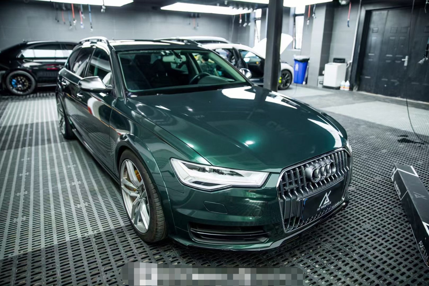 膜呗改色案例:奥迪a6 allroad改色哥特兰绿 源自西欧的颜色