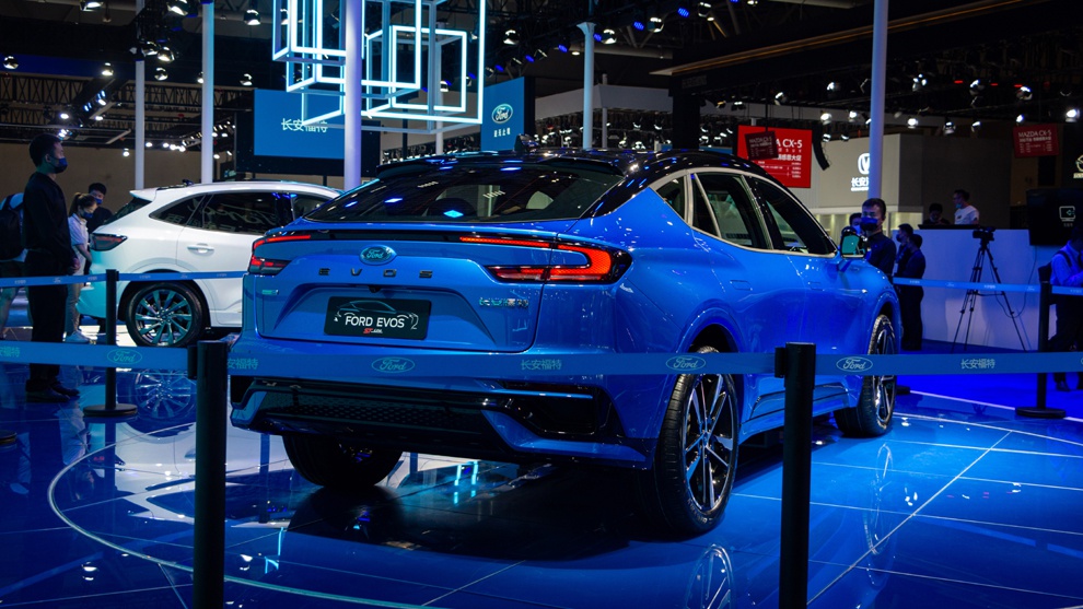 设计亮眼的年轻小生福特evosstline正式亮相重庆车展