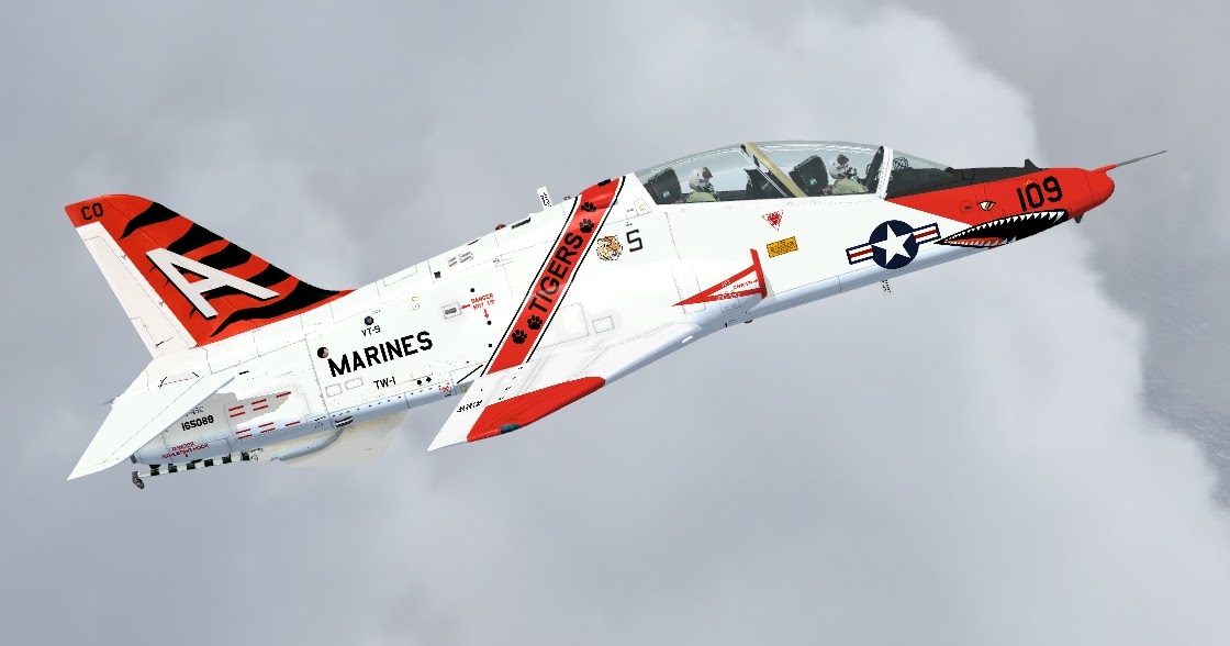 美军t45教练机,由波音等公司研发,担负舰载飞行员培养重任!