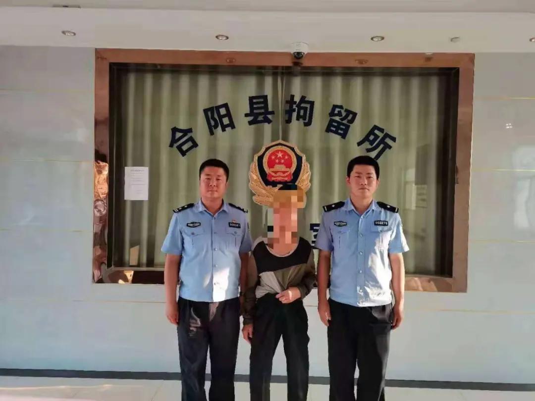合阳公安行政拘留一名盗窃嫌疑人