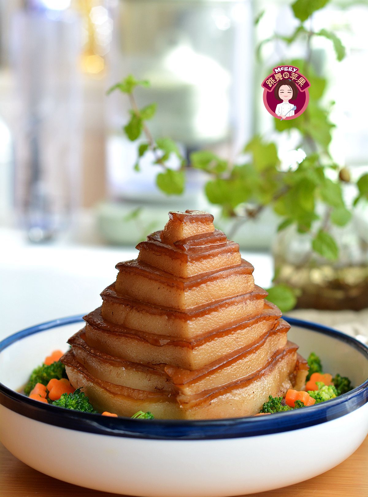 想了20年的宝塔肉第一次就成功了蒸着吃入味又下饭太香了