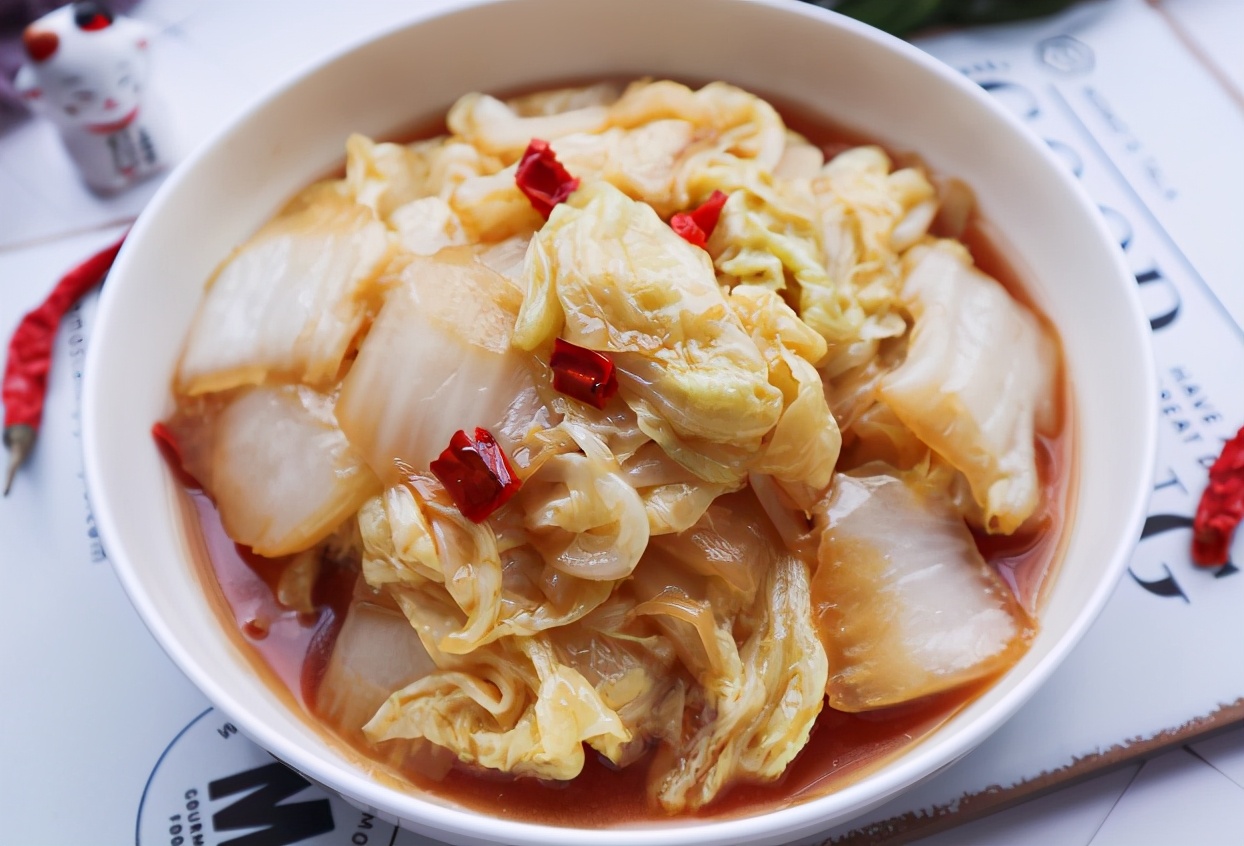 炒白菜,啥时候放醋很重要!记住2个时间,白菜酸香脆爽,更入味