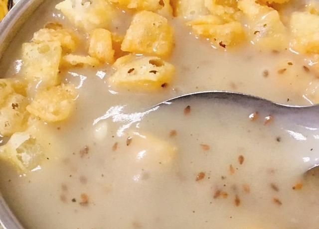 在一厂开了十多年的油茶老店一碗下肚整个人都冒着香气