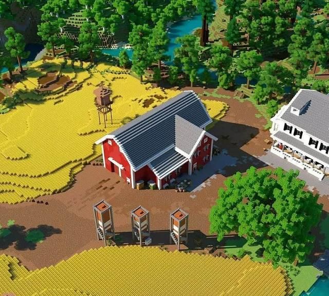 最后一位大神想做一个私人的庄园,他选择了一块四面环水的山地,直接