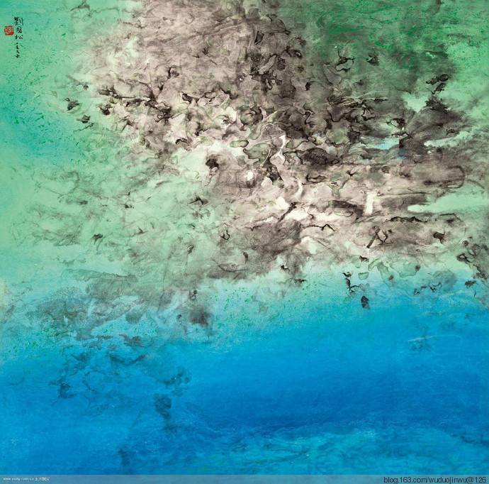 著名画家刘国松精品水墨画作品欣赏