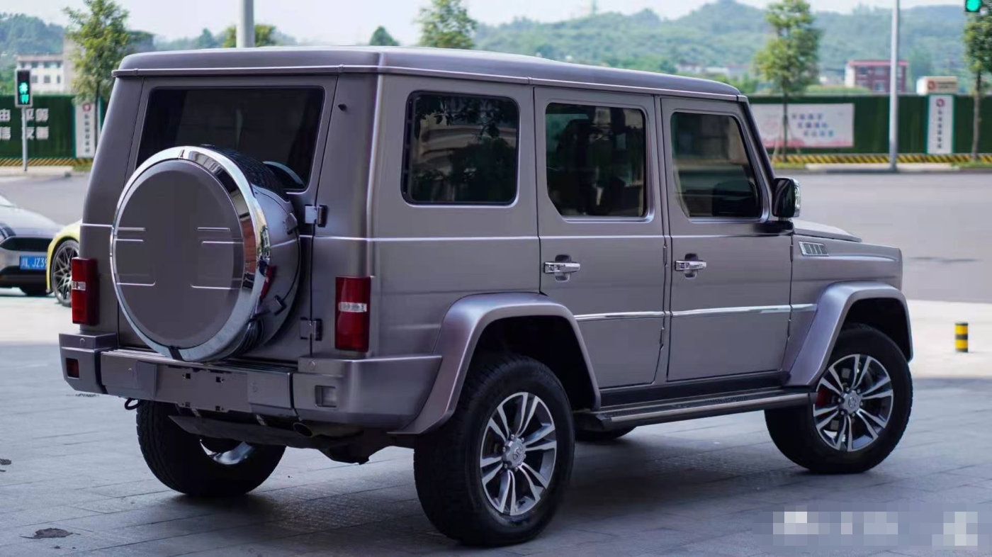 膜呗改色案例:北京越野bj80改色电光金属灰 硬派风格尽显