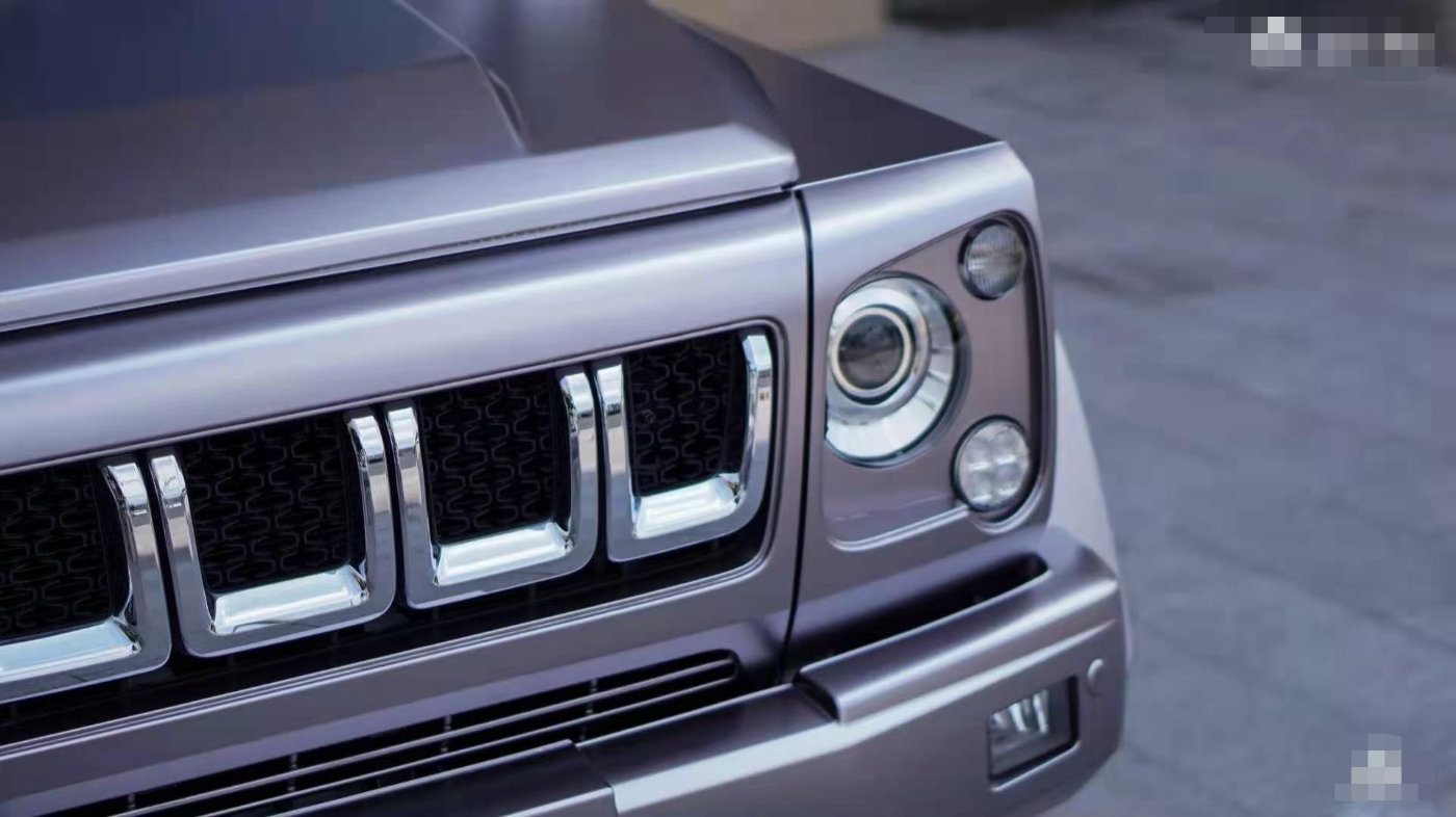 膜呗改色案例:北京越野bj80改色电光金属灰 硬派风格尽显