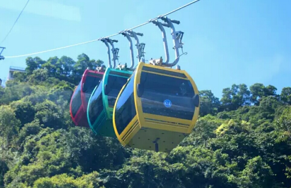 南岭索道――缆车
