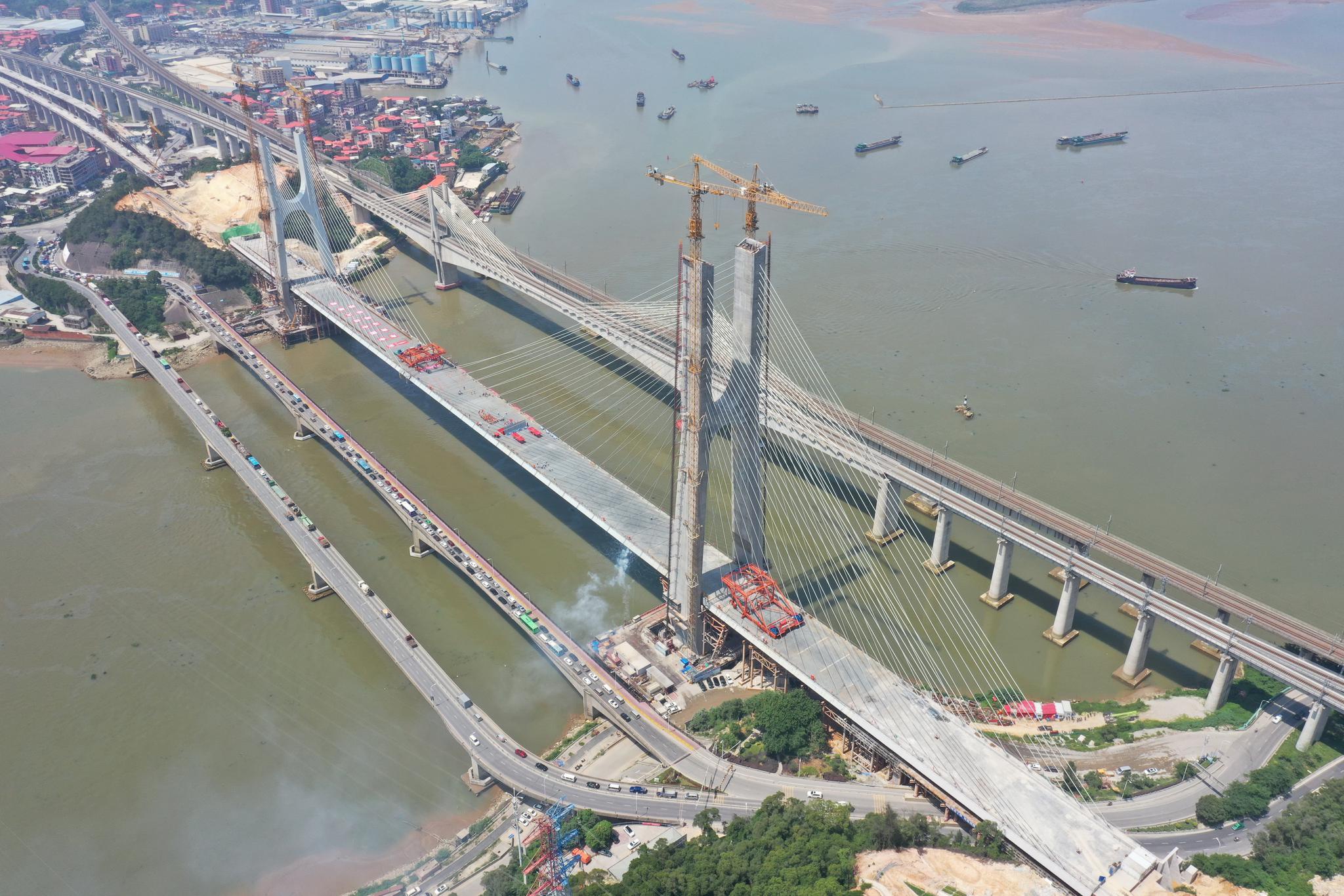 福州乌龙江大桥图片