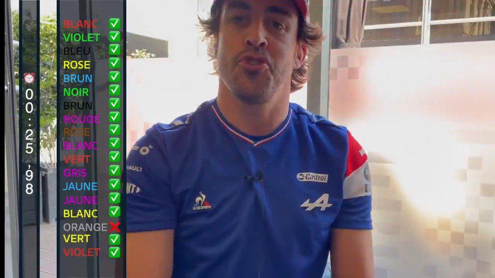 阿隆索与奥康关于 的另一项挑战