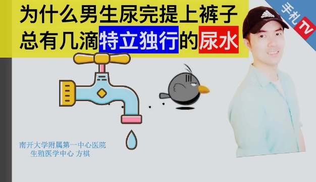 即使再不独立的男性,尿完后都有可能留下几滴特立独行的尿水