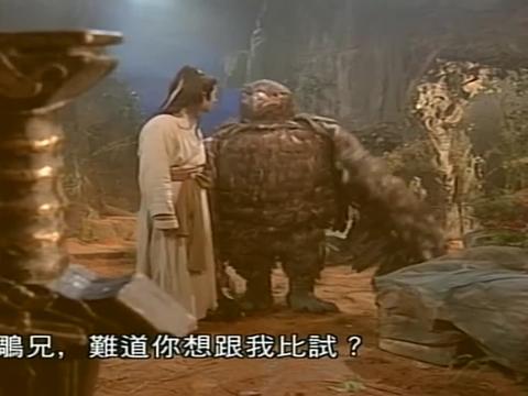 《神雕》雕兄帮助杨过练功,一扇动翅膀,顿时飞沙走石狂风不止