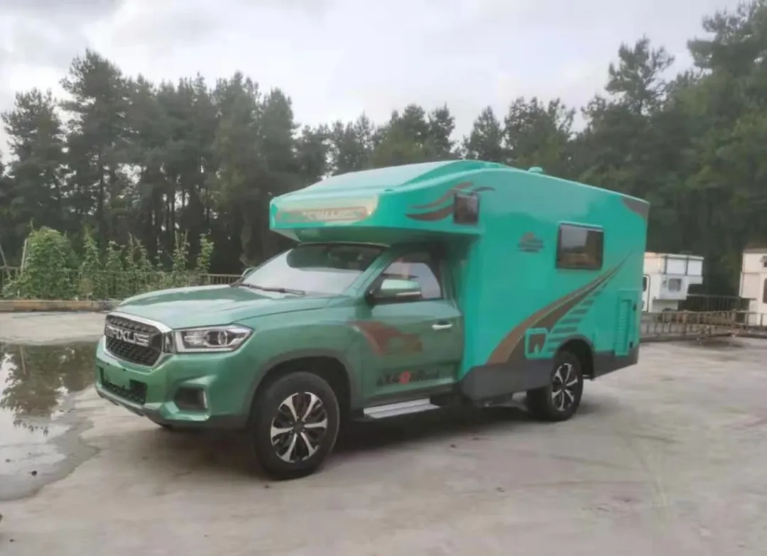 黔力t70皮卡房车不升顶过限高还要内部设施足