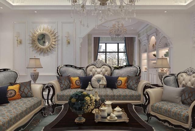 别墅法式新古典风格装修案例