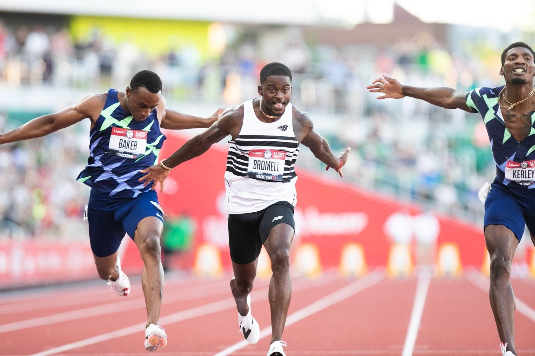 9秒80布罗梅尔夺美国奥运选拔赛百米冠军加特林拉伤遗憾出局