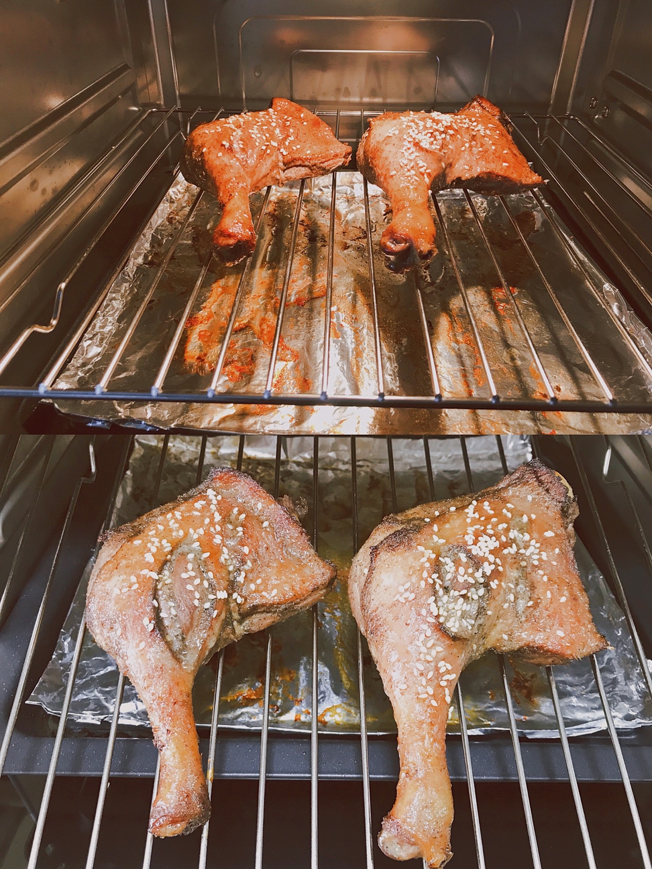 自家轻松做焦香不腻,肉软不柴的孜然烤鸡腿,配方家常味道好!