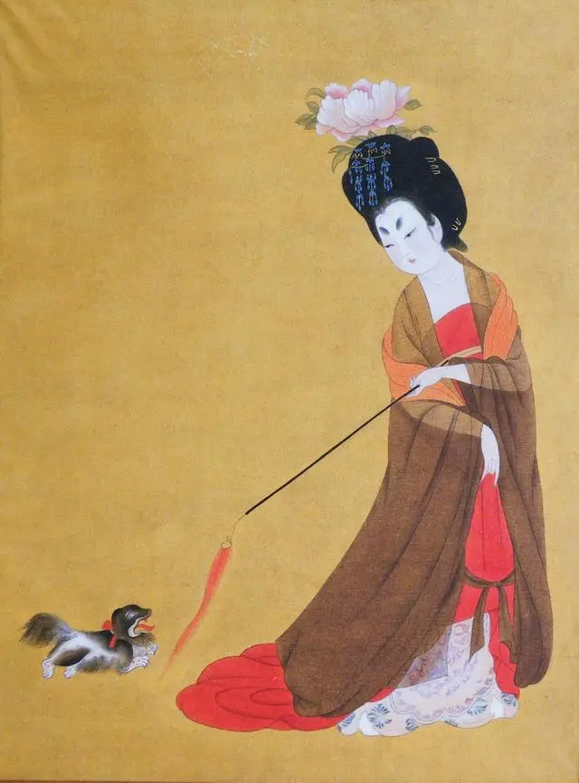 唐朝簪花仕女惊现宝泉|仕女|花海|诗兴_新浪新闻