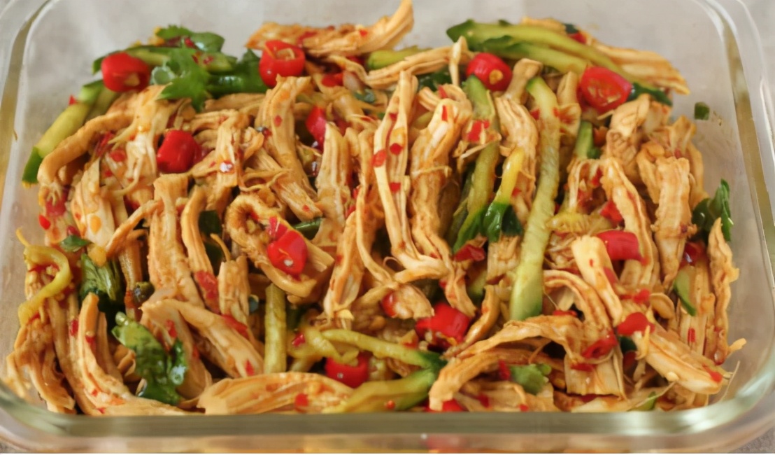 凉拌鸡胸肉|酸辣开胃