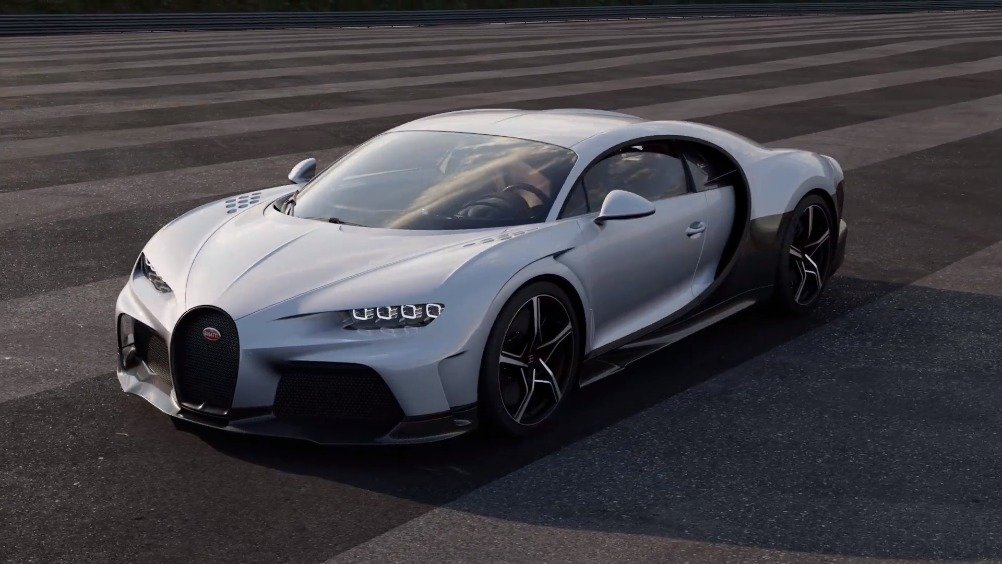 全新布加迪chiron super sport 静态展示