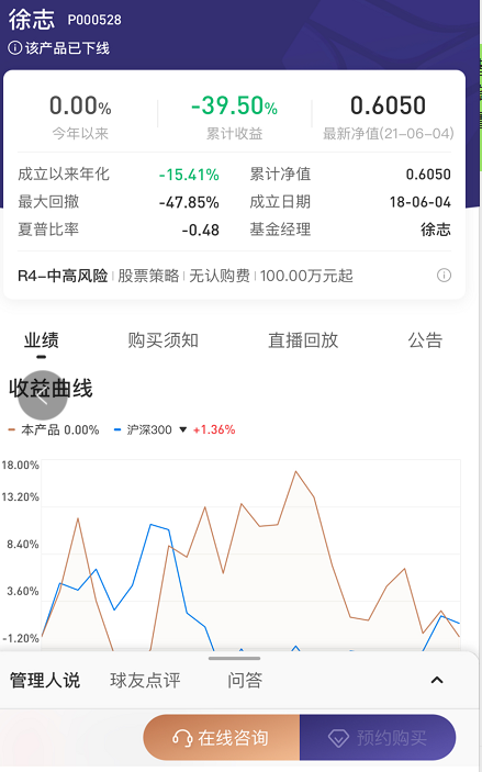 私募基金经理徐志独家回应：暂时停止寻找接盘方 业务已转型