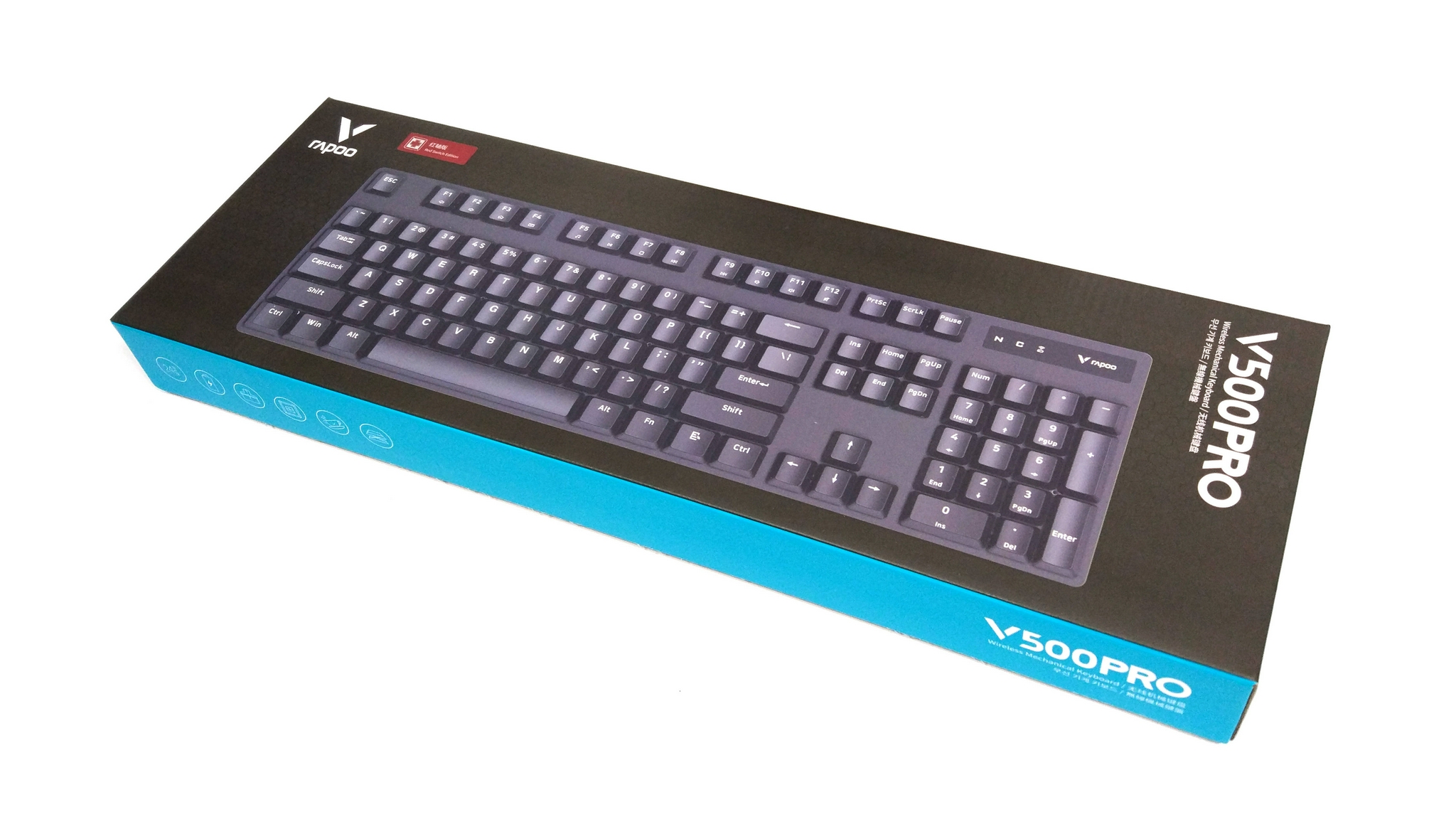 极具性价比满足你对无线机械键盘的需求雷柏v500pro键盘