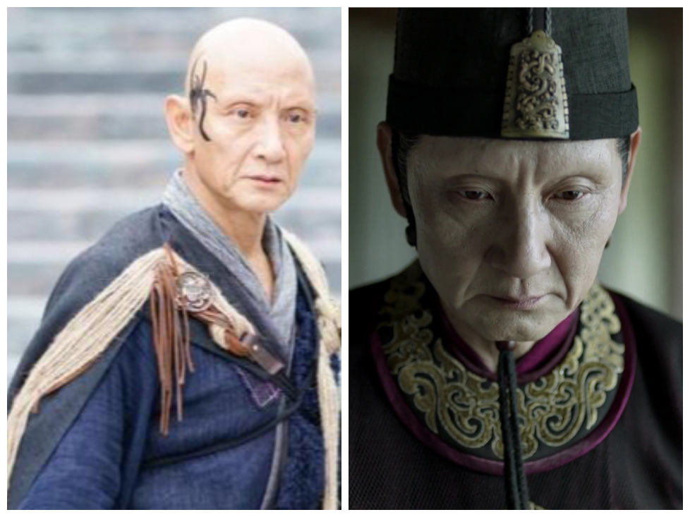 坏人专业户杜玉明罕露面面庞黝黑顶标志性光头抬头纹显眼