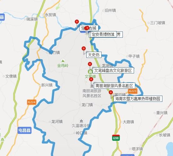 海南定安县有哪些好玩的景点自驾游如何安排行程
