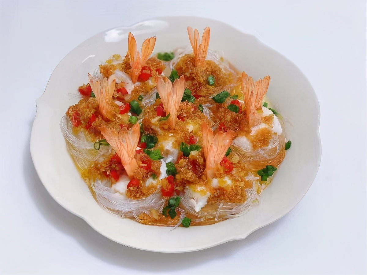 蒜蓉粉丝虾的美味没几个女孩子能够抵挡住还不学起来