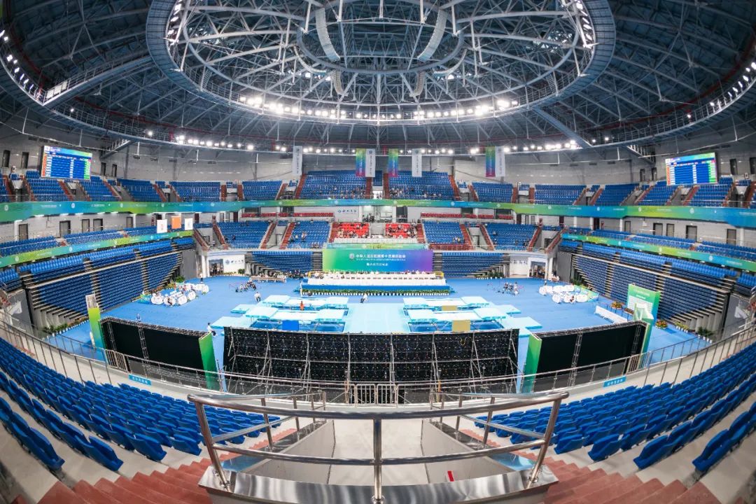 十四运会蹦床测试赛举行|体育馆|陕西省|西北大学_新浪新闻