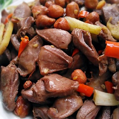 宫保鸭心,鲜嫩又爽口