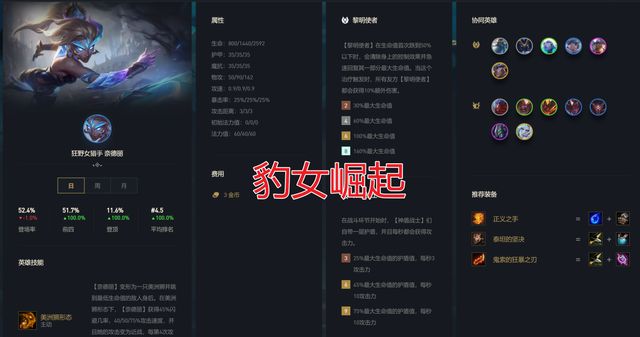 云顶之弈被低估的黎明使者崛起的豹女成型即吃鸡