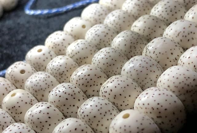 极品月朗星稀的顺白星月菩提开片之美