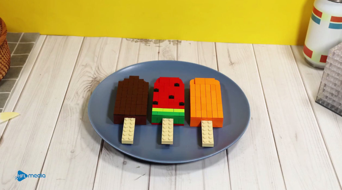 乐高定格动画《水果冰棒》,太有趣了! hfl