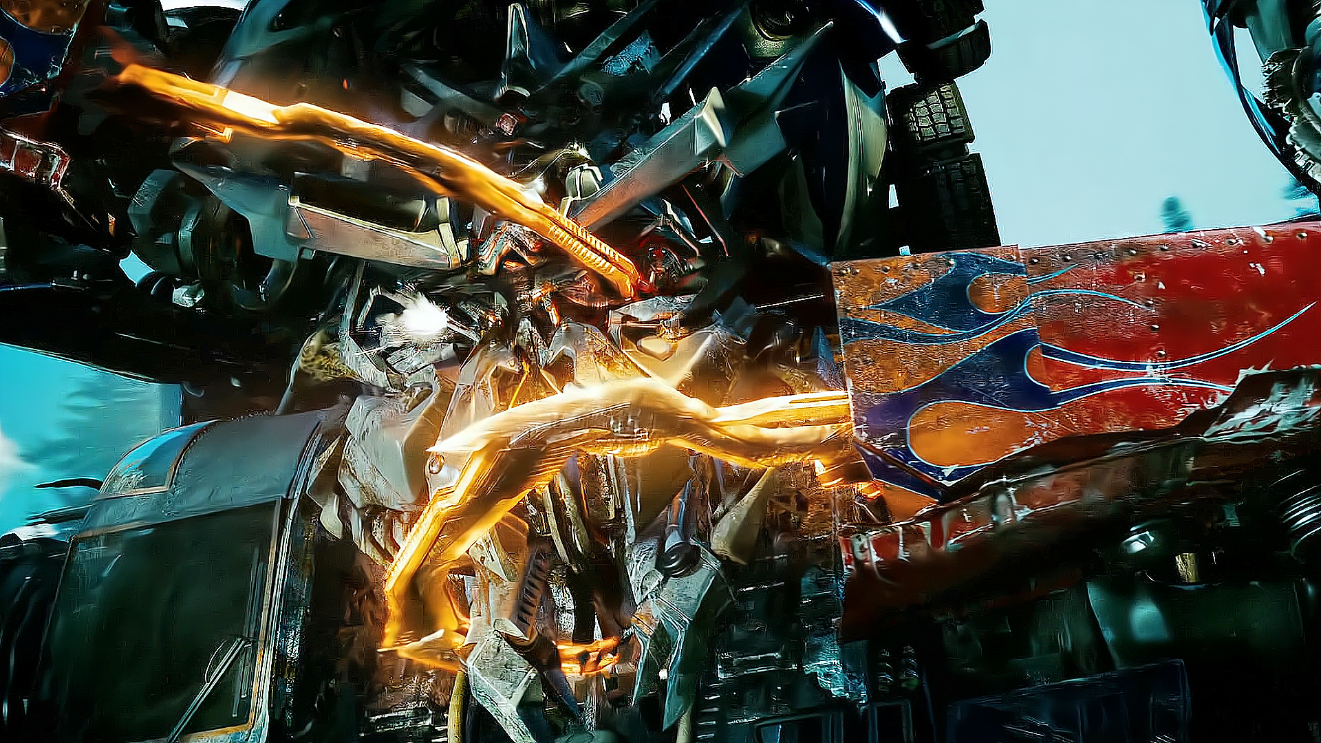 变形金刚2第一个合体金刚大力神