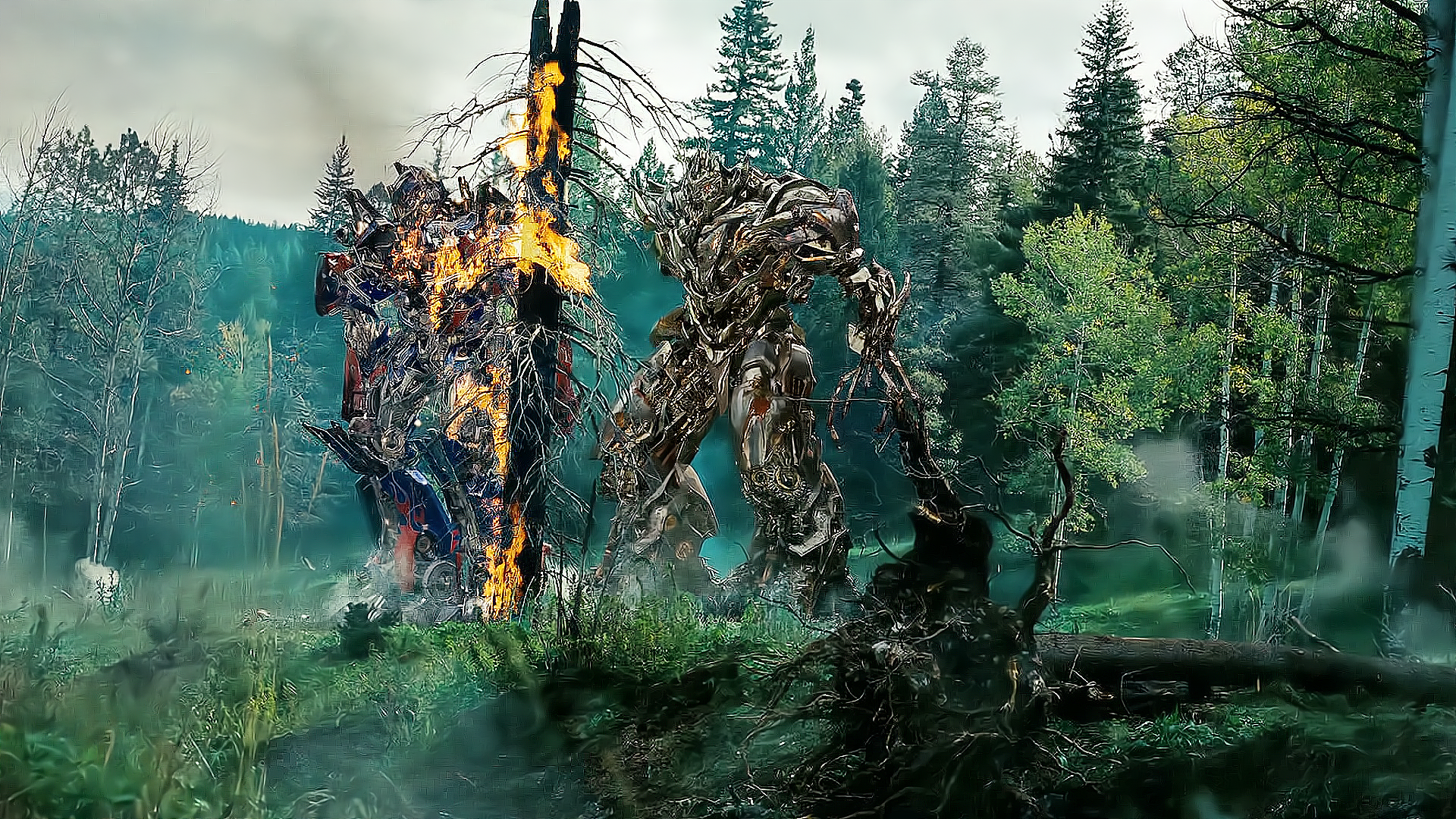 变形金刚2第一个合体金刚大力神