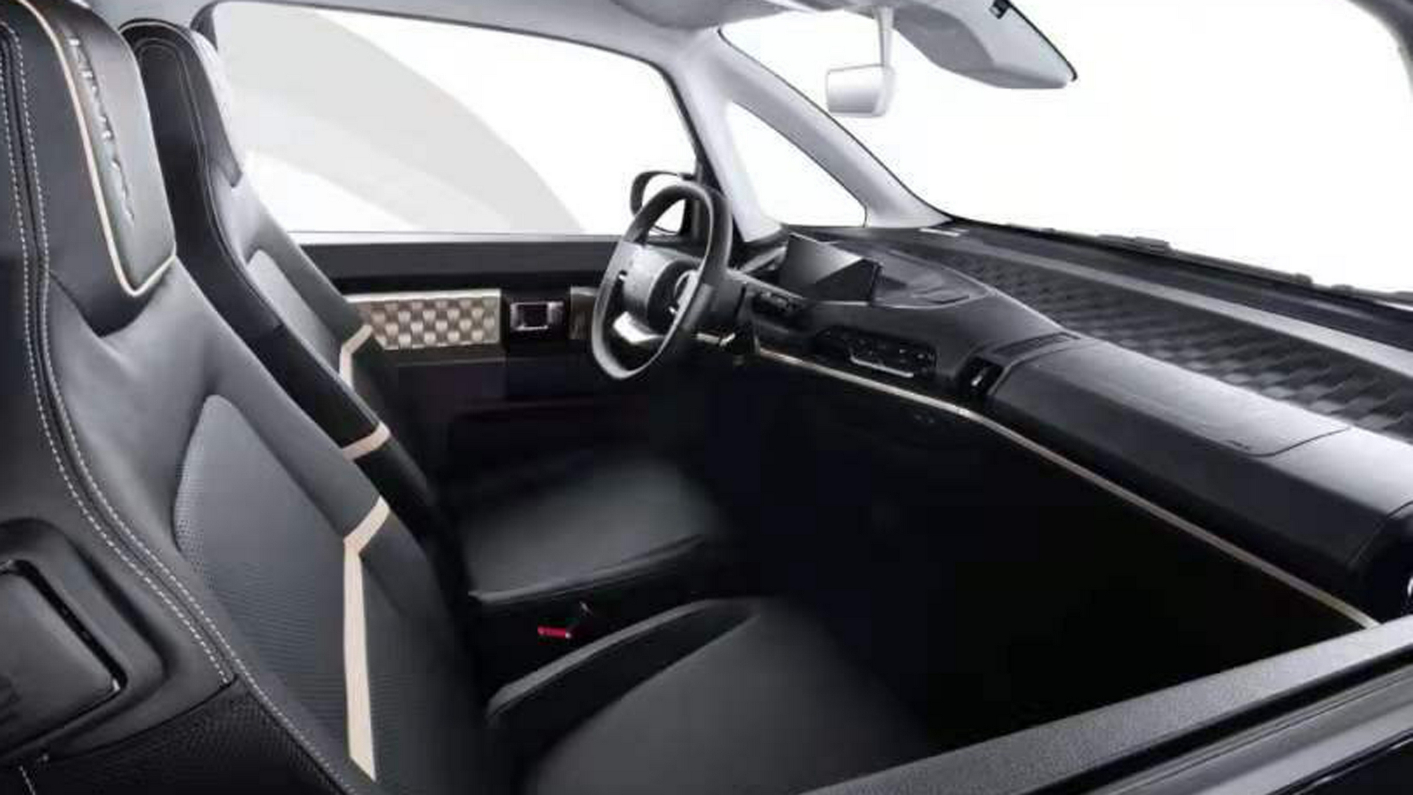 科技范儿十足,宝骏kiwi ev内饰曝光-新浪汽车