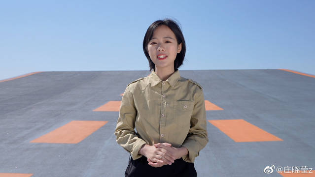 给小伙伴整理剪辑一个央视军事记者庄晓莹的视频