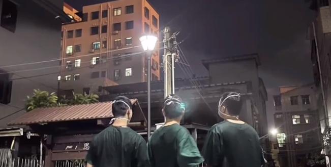△ 6月18日，深圳市宝安区福永街道下十围发现1例新冠阳性病例，深圳多家医院的医护人员迅速集结，通宵达旦，与病毒赛跑。