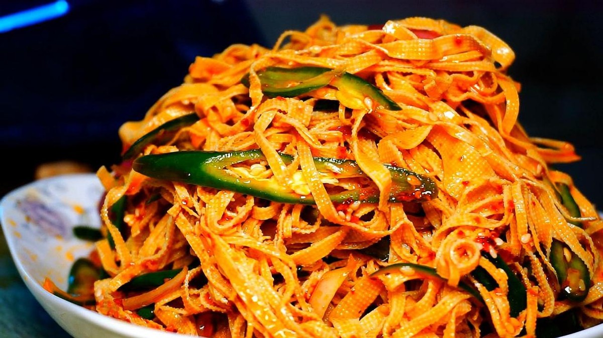 超减脂的零食:麻辣千张!操作简单,口感丰富,满满的童年回忆