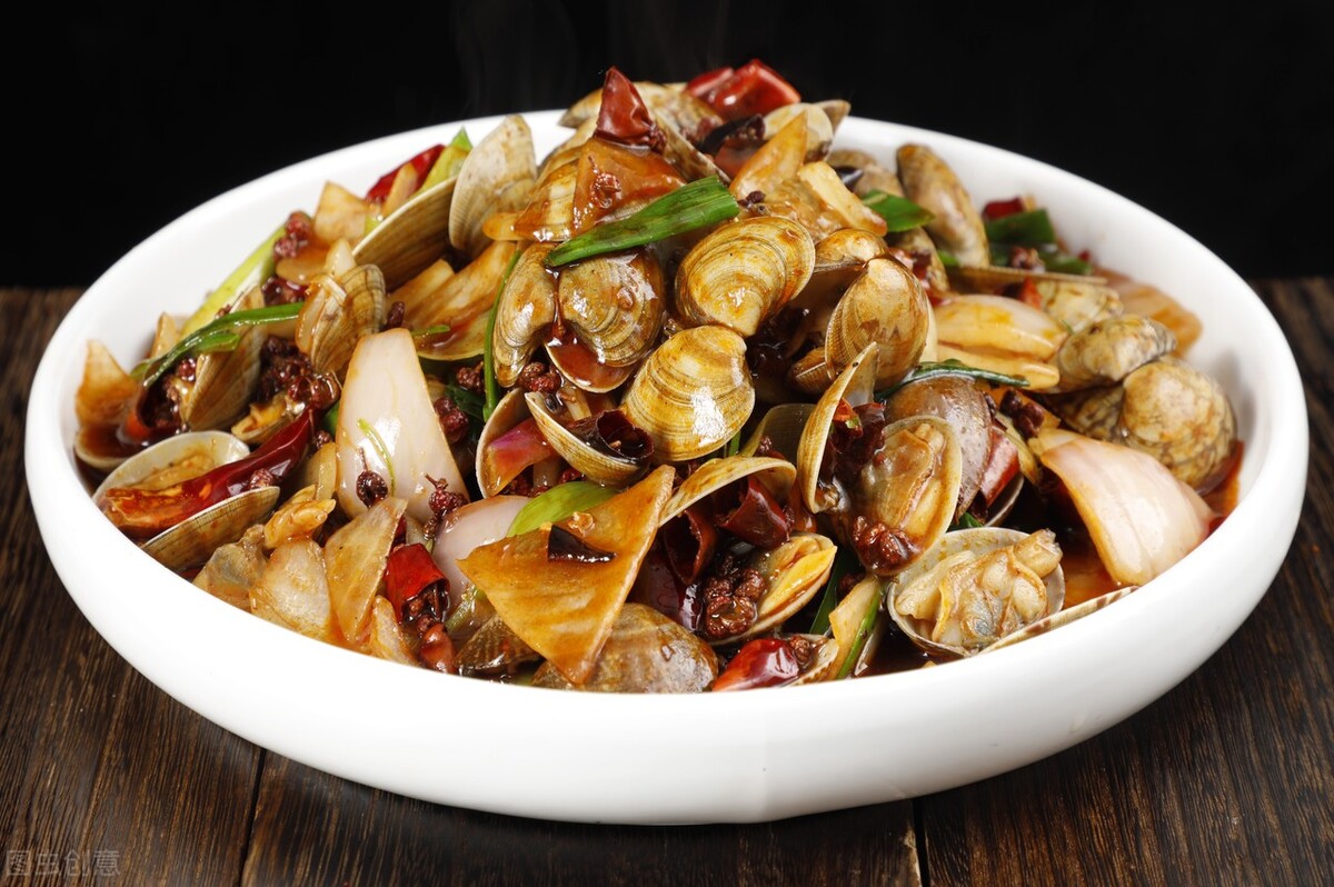 炒花甲还在焯水难怪肉又老又小