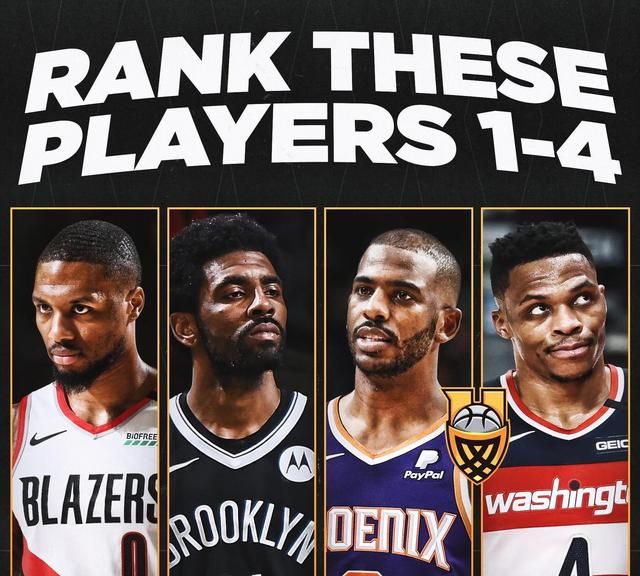 美媒列出了除了库里之外联盟最出色的四大后卫按实力排名谁最强