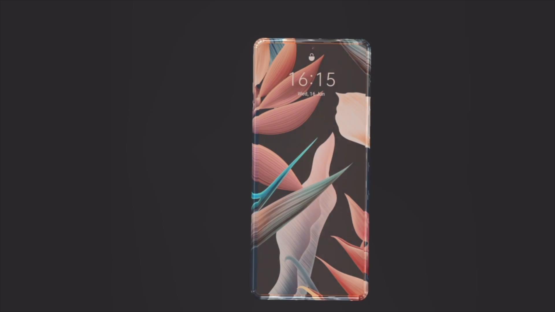 iphone13pro渲染图四曲面3k屏单打孔4500毫安电池55w快充