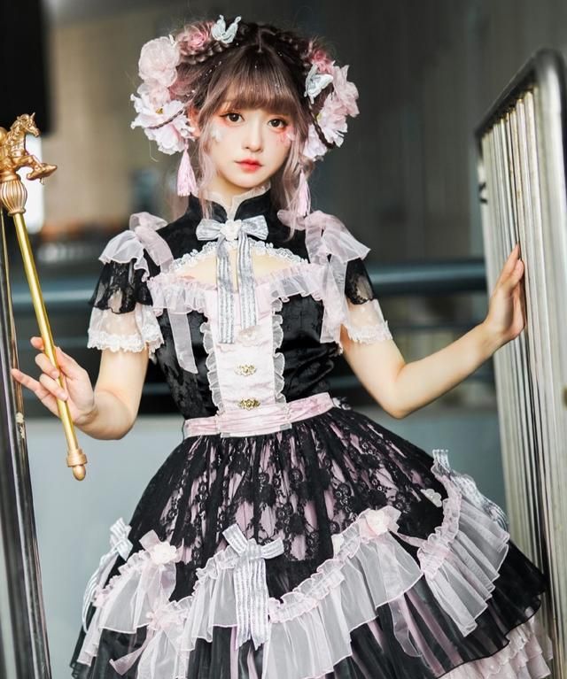 本以为大街上的lo娘够美了,到cp28走一趟才发现:我错了|洛丽塔|裙撑